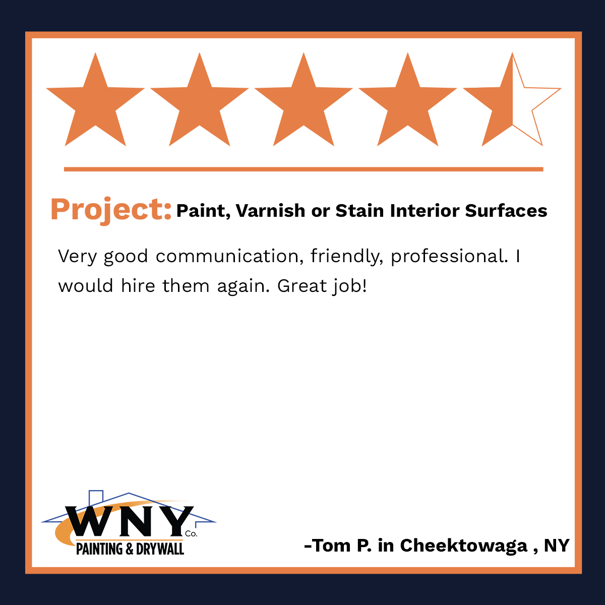 Customer testimonial, image 5 of 6