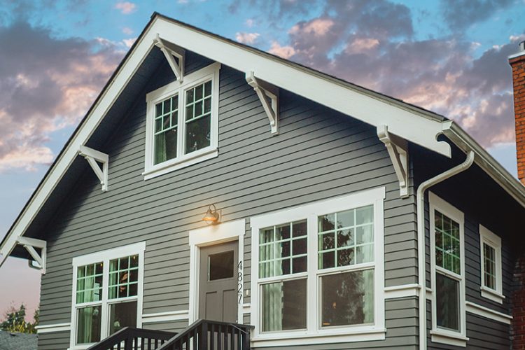 Residential siding installation by The WNY Company